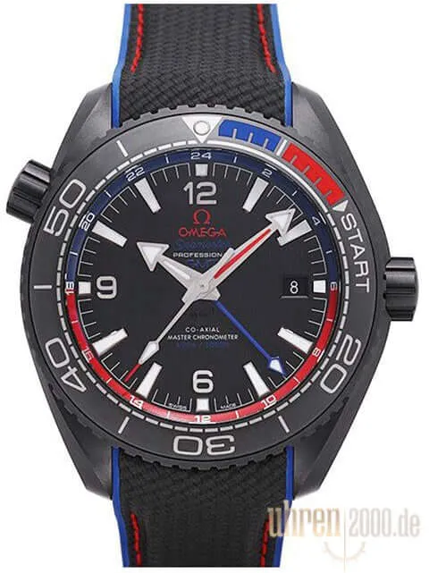 Omega Seamaster Planet Ocean 600m Deep Black ETNZ 45.5 GMT 215.92.46.22.01.004