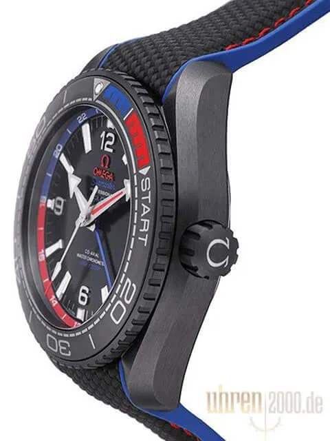 Omega Seamaster Planet Ocean 600m Deep Black ETNZ 45.5 GMT 215.92.46.22.01.004