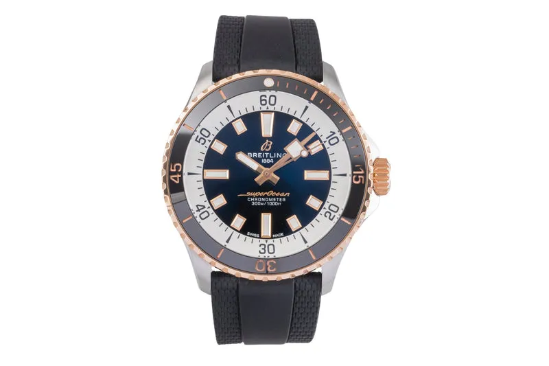 Breitling Superocean steel / gold automatic men's watch U17375 LP: 7200EUR [2504572]