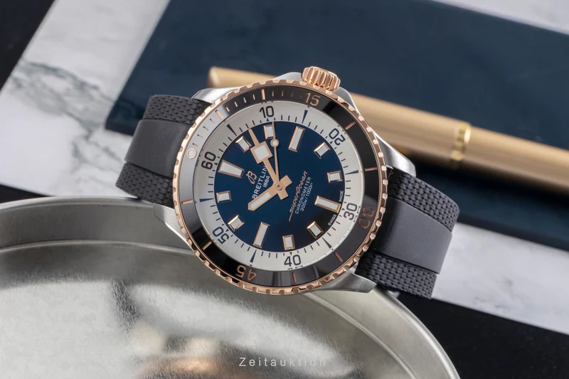 Breitling Superocean steel / gold automatic men's watch U17375 LP: 7200EUR [2504572]