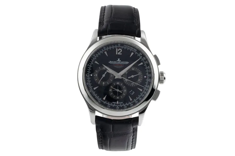 Jaeger LeCoultre Master Chronograph chronograph steel automatic men's watch Q153847N ,174.8.C1 [2504507]