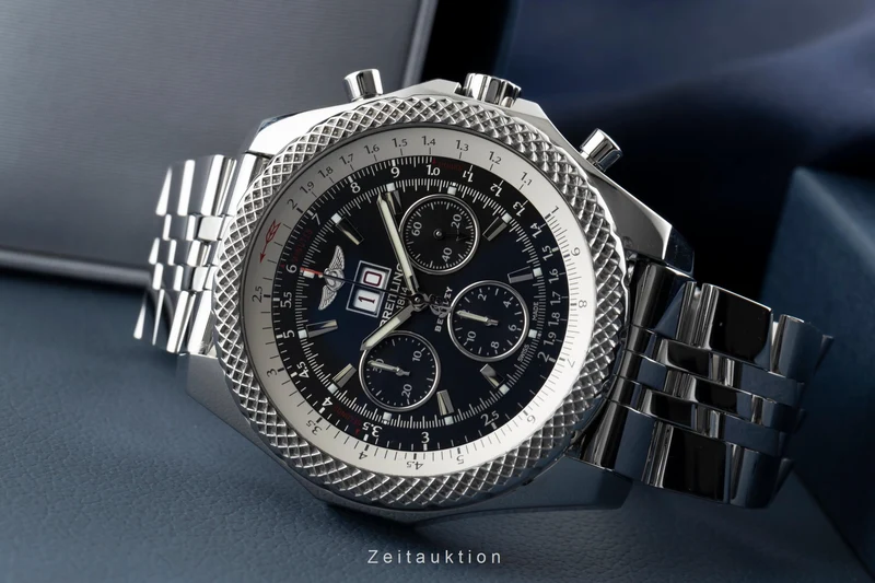 Breitling Bentley chronograph steel automatic men's watch A44364 [2504389]