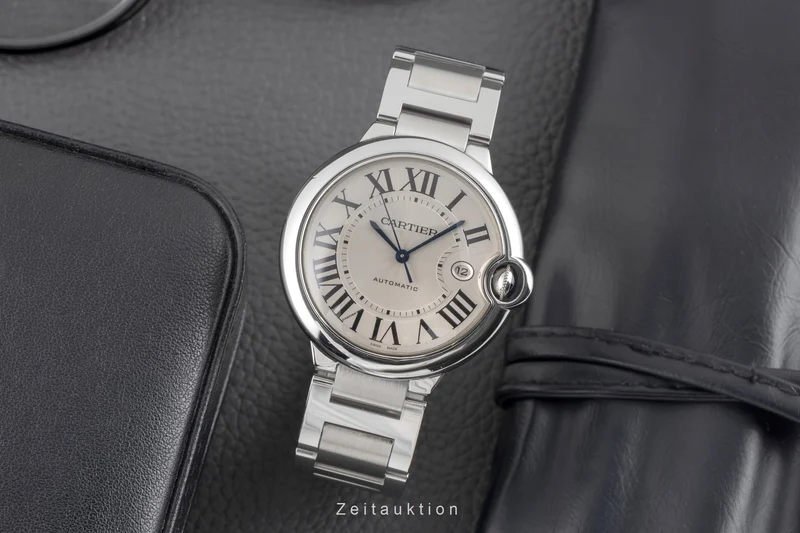 Cartier Ballon Bleu de Cartier steel automatic men's watch W69012Z4 [2503754]