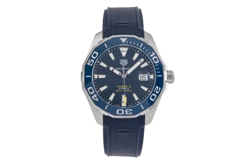 Tag Heuer Aquaracer steel automatic men's watch WAY201B-0 [2505265]