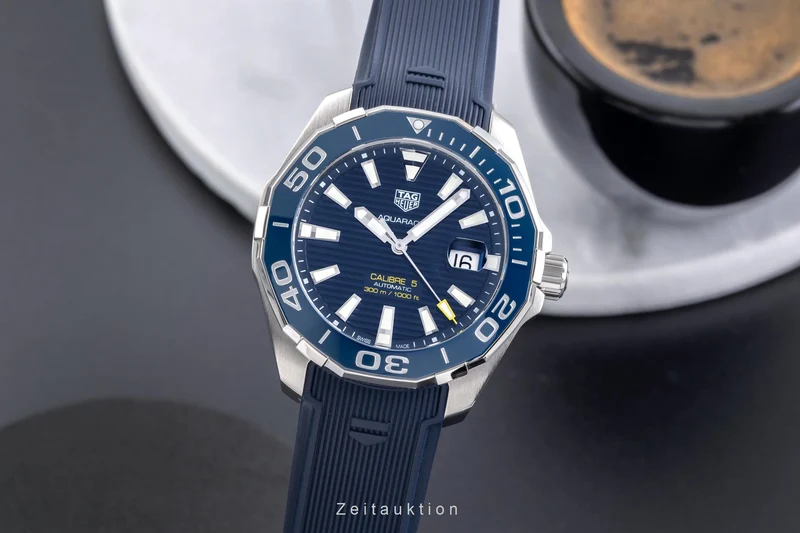 Tag Heuer Aquaracer steel automatic men's watch WAY201B-0 [2505265]