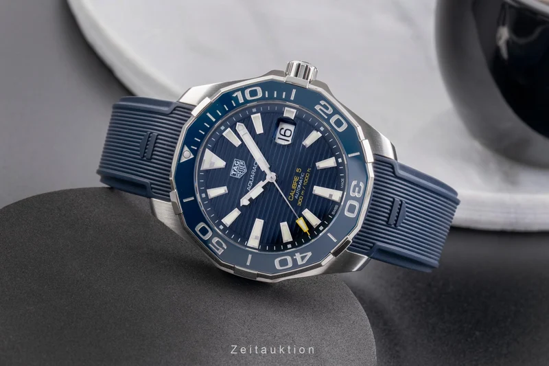 Tag Heuer Aquaracer steel automatic men's watch WAY201B-0 [2505265]