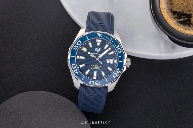 Tag Heuer Aquaracer steel automatic men's watch WAY201B-0 [2505265]
