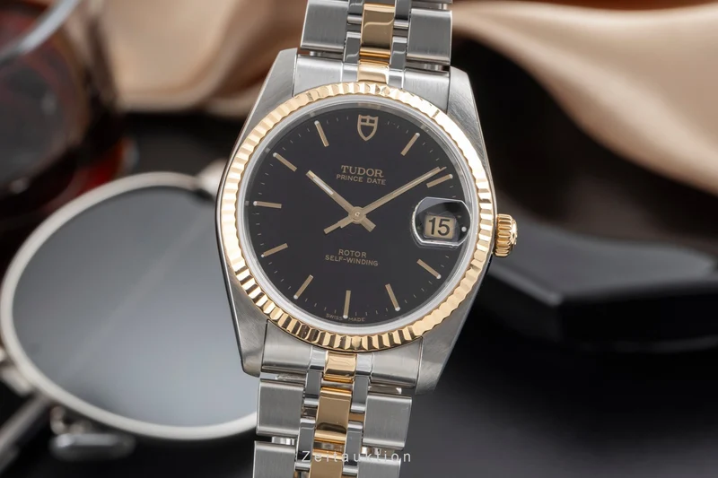 Tudor Prince Date steel / gold automatic men's watch 74033 [2503887]