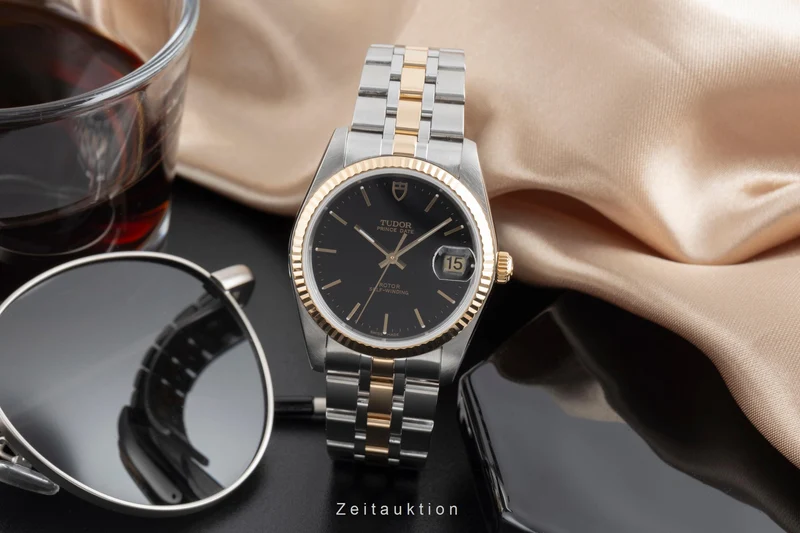 Tudor Prince Date steel / gold automatic men's watch 74033 [2503887]
