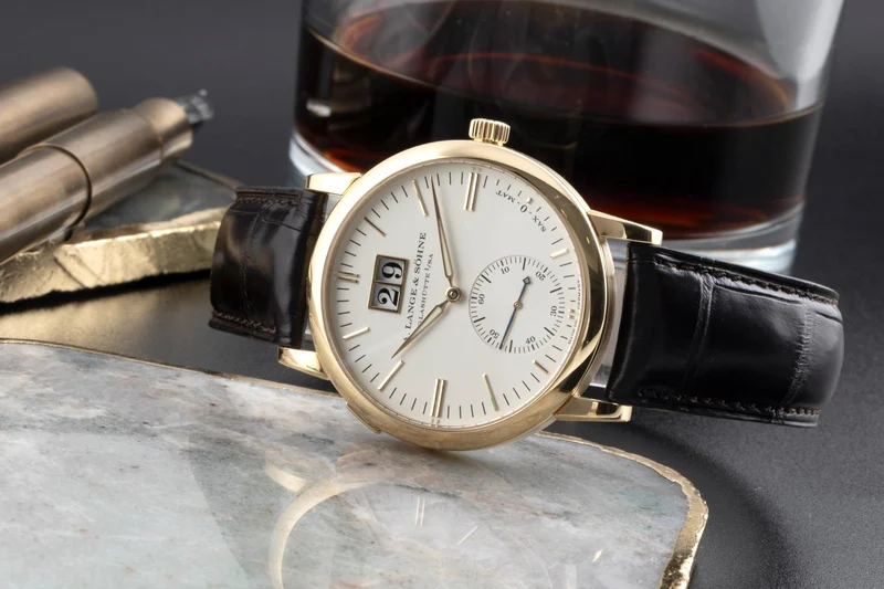 A. Lange & Söhne Langematik 18 ct gold automatic men's watch 308.021F [2504299]