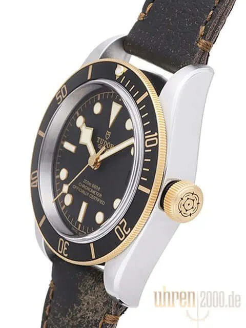 Tudor Heritage Black Bay Steel Gold 79733N-0001 Lederband