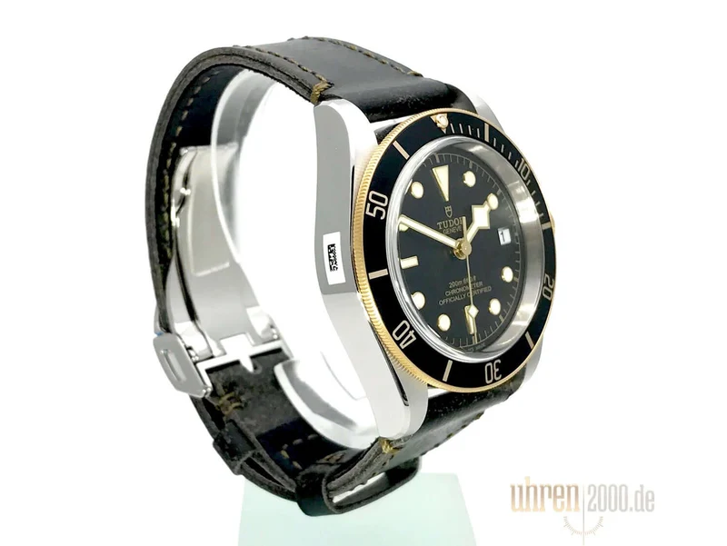 Tudor Heritage Black Bay Steel Gold 79733N-0001 Lederband