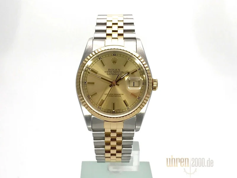 Rolex Datejust 36 Edelstahl - Gelbgold 16233 aus 1991