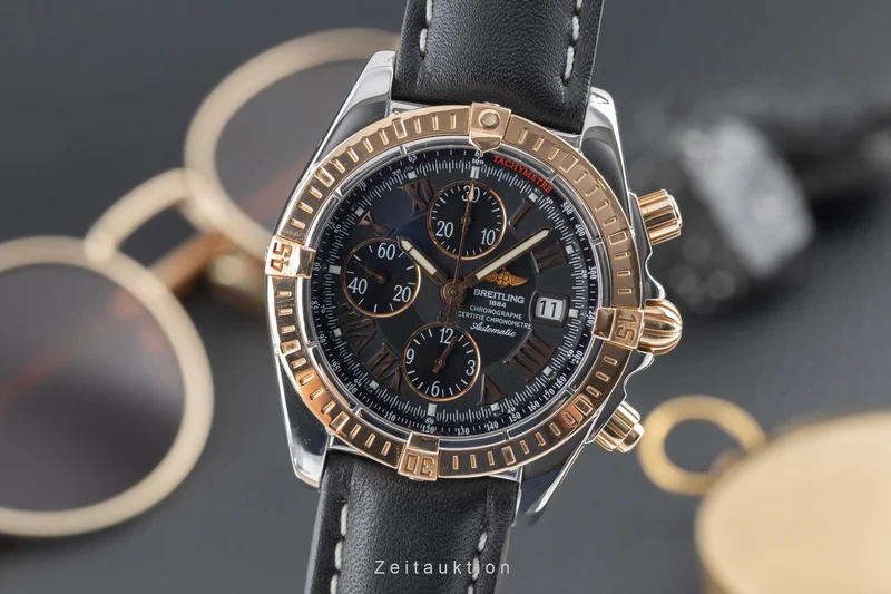 Breitling Chronomat chronograph steel / gold automatic men's watch C13356 LP: 12000EUR [2504519]