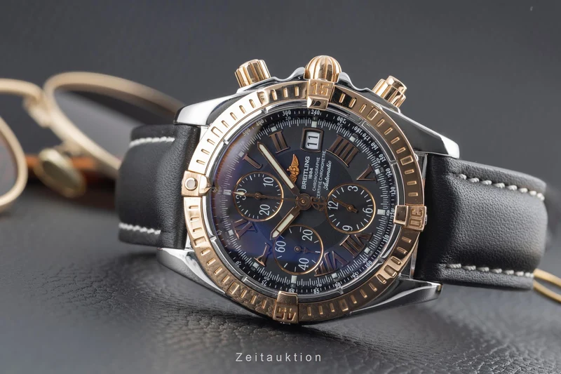 Breitling Chronomat chronograph steel / gold automatic men's watch C13356 LP: 12000EUR [2504519]
