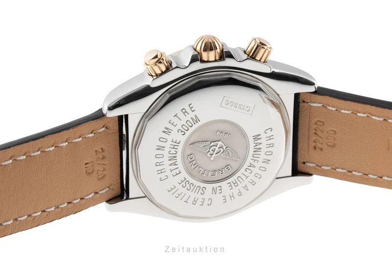 Breitling Chronomat chronograph steel / gold automatic men's watch C13356 LP: 12000EUR [2504519]