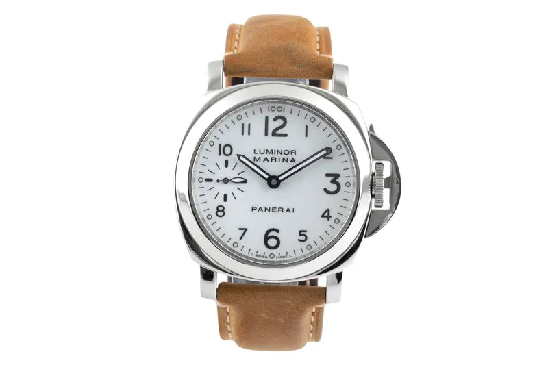 Panerai Luminor Marina steel manual winding men's watch PAM00113 LP: 6200EUR [2504604]