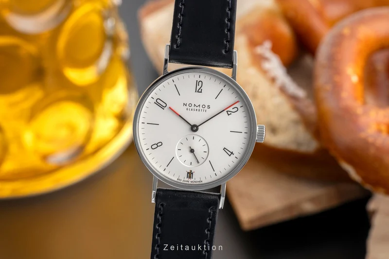 Nomos Tangente steel manual winding men's watch Limited [2504914]