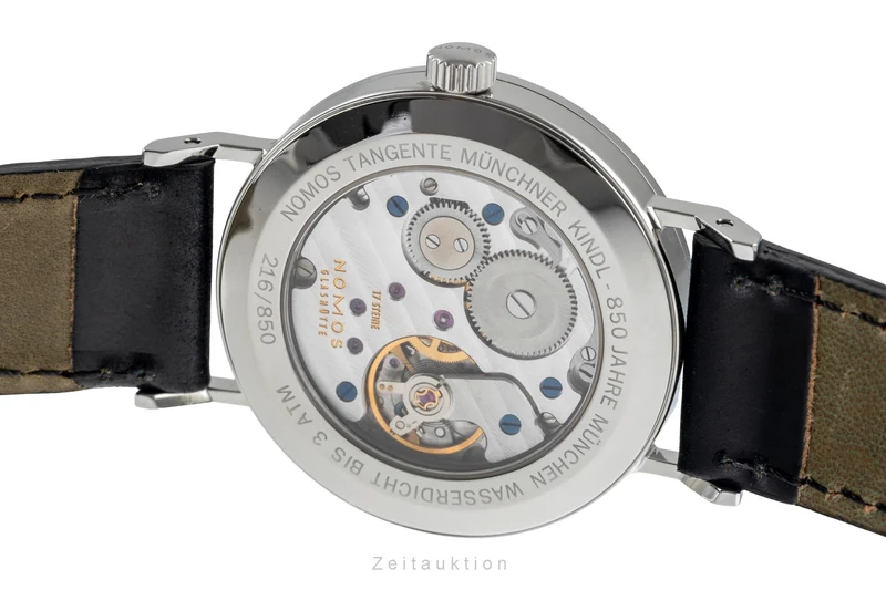 Nomos Tangente steel manual winding men's watch Limited [2504914]