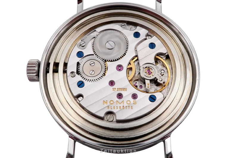 Nomos Tangente steel manual winding men's watch Limited [2504914]