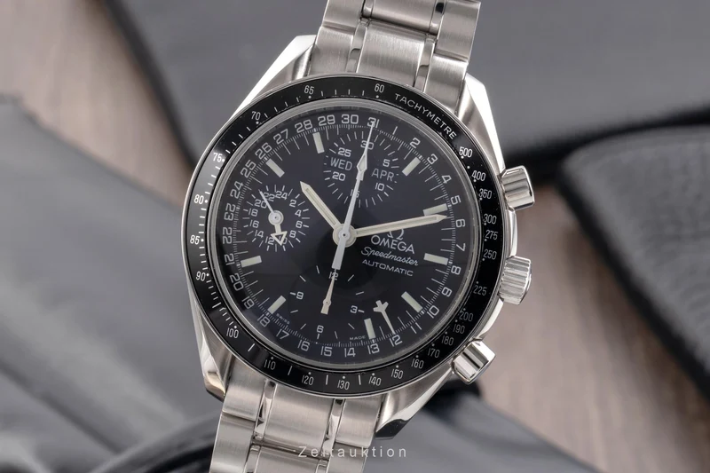 Omega Speedmaster Date chronograph steel automatic men's watch 3520.50.00 [2505071]