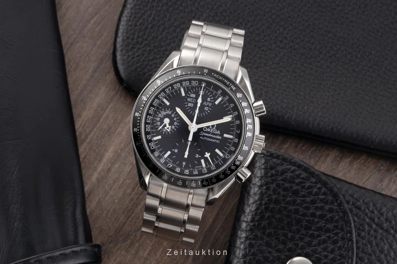 Omega Speedmaster Date chronograph steel automatic men's watch 3520.50.00 [2505071]