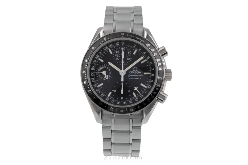Omega Speedmaster Date chronograph steel automatic men's watch 3520.50.00 [2505071]