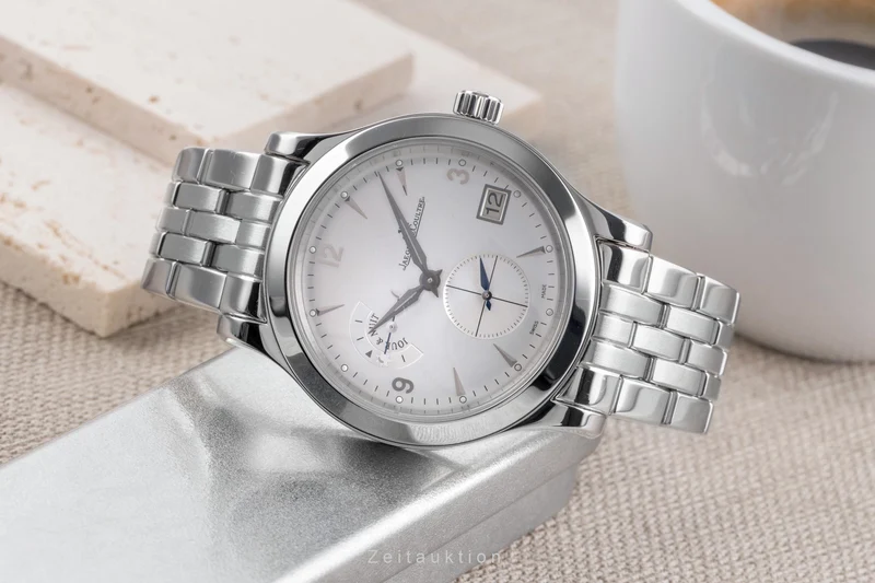 Jaeger LeCoultre Master Hometime steel automatic men's watch 147.8.05.S [2504816]