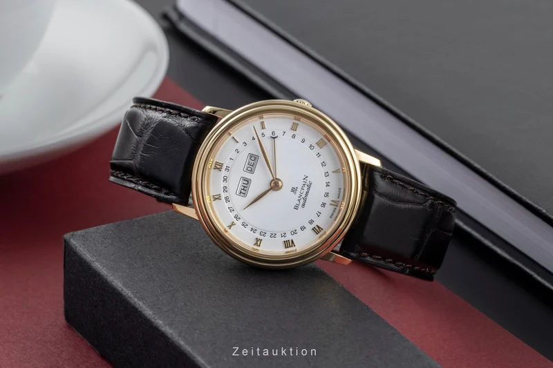 Blancpain Villeret 18 ct gold automatic men's watch 6695-1418 [2504239]