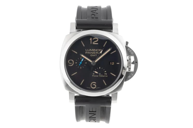 Panerai Luminor GMT steel automatic men's watch PAM01321 LP: 10800EUR [2503749]