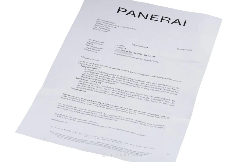 Panerai Luminor GMT steel automatic men's watch PAM01321 LP: 10800EUR [2503749]