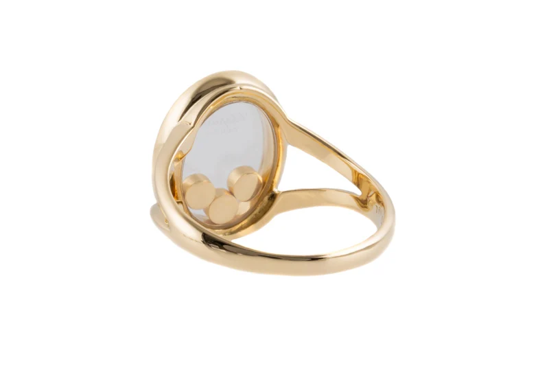 Chopard Happy Diamond Ring 18k (0.750) gold 31 diamonds with box RRP: 5800,- €[KL25999]