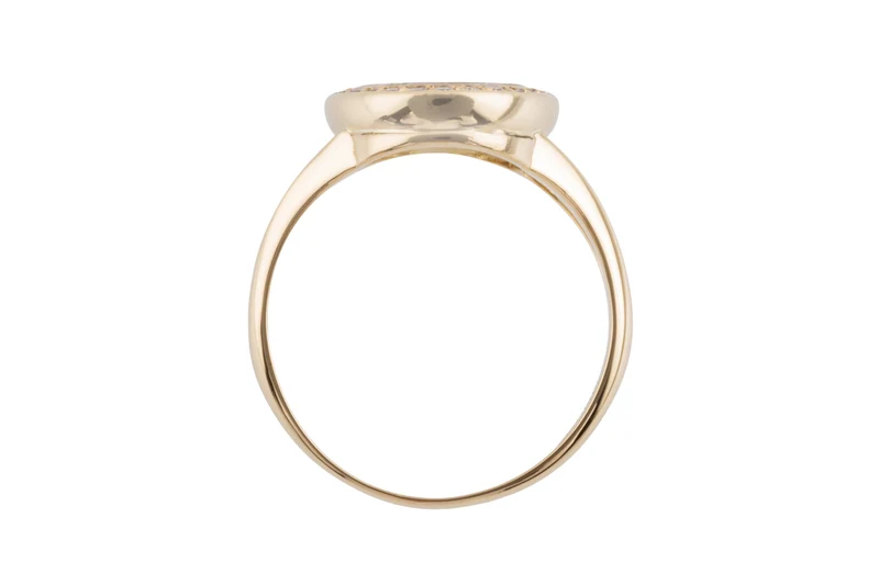 Chopard Happy Diamond Ring 18k (0.750) gold 31 diamonds with box RRP: 5800,- €[KL25999]