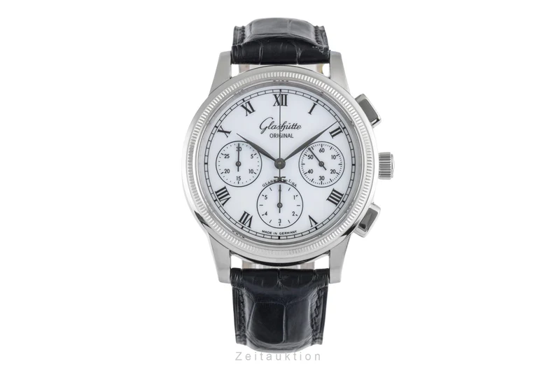 Glashütte Senator chronograph steel automatic men's watch 1-39-31-05-03-04 [2504667]