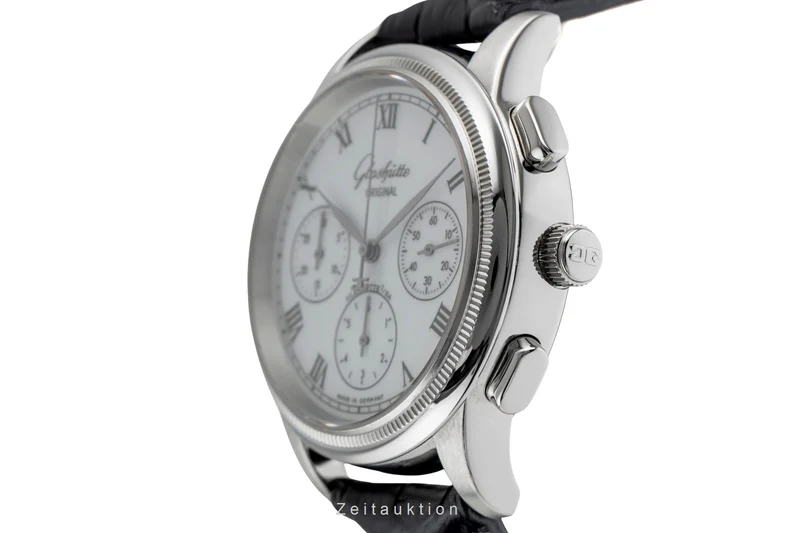 Glashütte Senator chronograph steel automatic men's watch 1-39-31-05-03-04 [2504667]