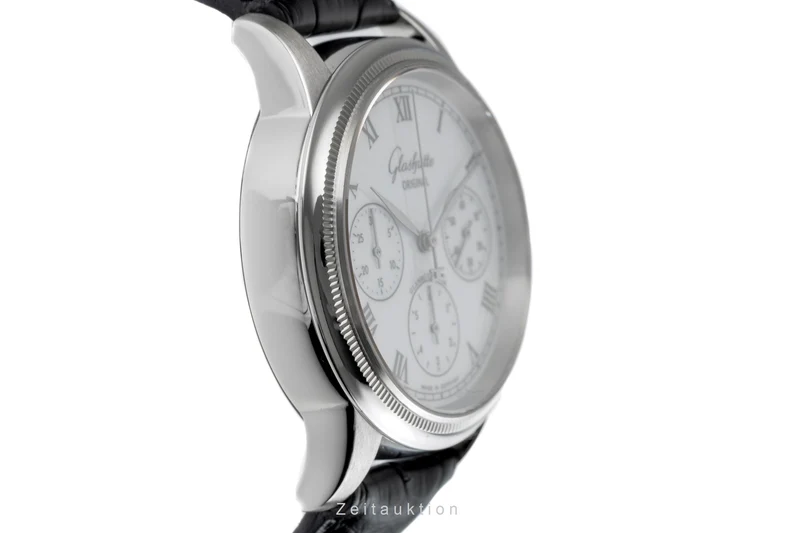 Glashütte Senator chronograph steel automatic men's watch 1-39-31-05-03-04 [2504667]