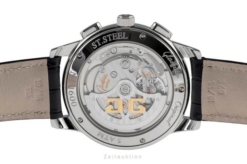 Glashütte Senator chronograph steel automatic men's watch 1-39-31-05-03-04 [2504667]