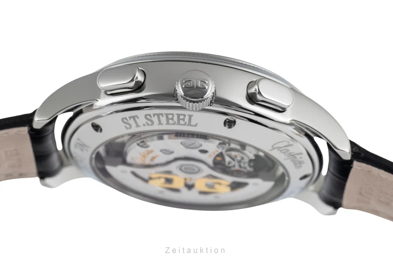 Glashütte Senator chronograph steel automatic men's watch 1-39-31-05-03-04 [2504667]