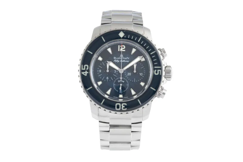Blancpain Fifty Fathoms steel automatic men's watch 5085FB-1140-52B LP: 23600EUR [2503846]