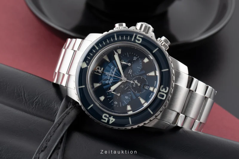 Blancpain Fifty Fathoms steel automatic men's watch 5085FB-1140-52B LP: 23600EUR [2503846]