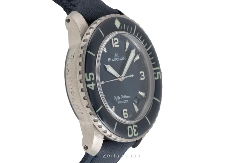 Blancpain Fifty Fathoms titanium automatic men's watch 5015 12B40 O52A LP: 17500EUR [2504871]