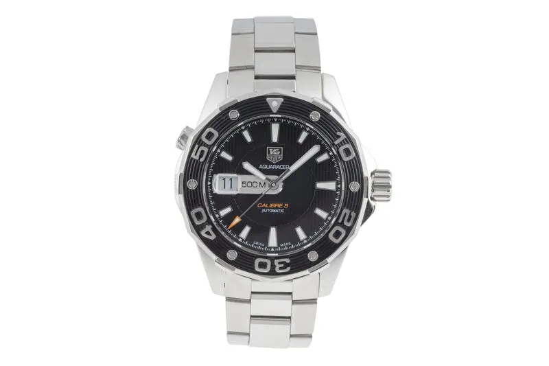Tag Heuer Aquaracer steel automatic men's watch WAJ2114.BA0871 [2503175]