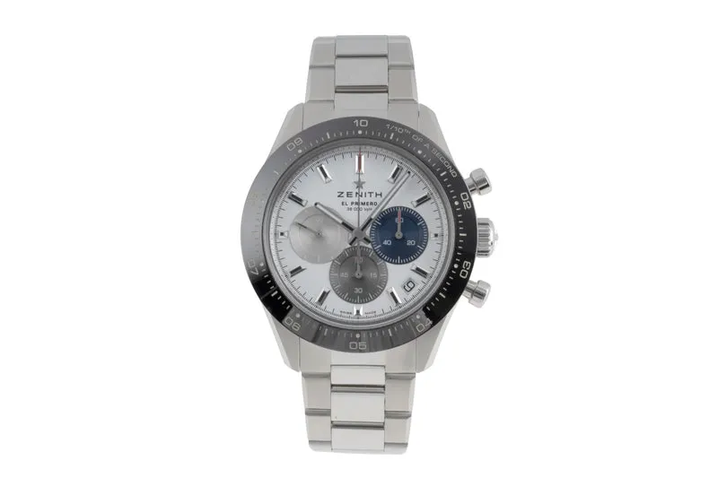Zenith Chronomaster chronograph steel automatic men's watch 03.3100.3600/69.M3100 LP: 12000EUR [2504886]