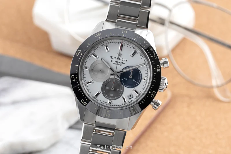 Zenith Chronomaster chronograph steel automatic men's watch 03.3100.3600/69.M3100 LP: 12000EUR [2504886]