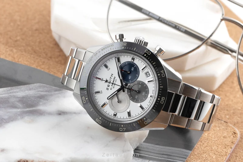 Zenith Chronomaster chronograph steel automatic men's watch 03.3100.3600/69.M3100 LP: 12000EUR [2504886]