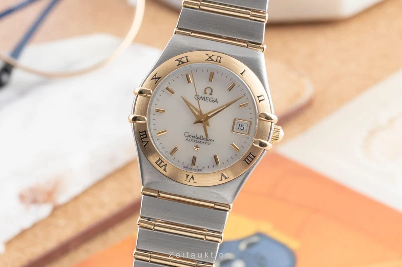 Omega Constellation steel / gold automatic women's watch 1292.70.00 [2503161]