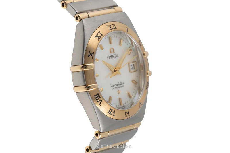 Omega Constellation steel / gold automatic women's watch 1292.70.00 [2503161]