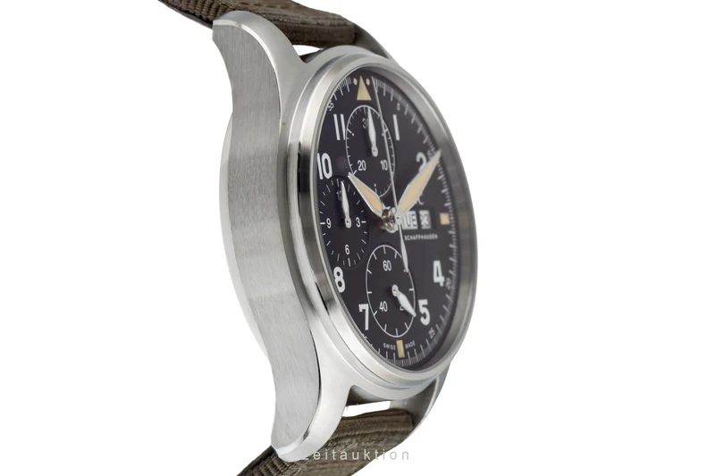 IWC Fliegerchronograph chronograph steel automatic men's watch IW387901 LP: 7300EUR [2504136]
