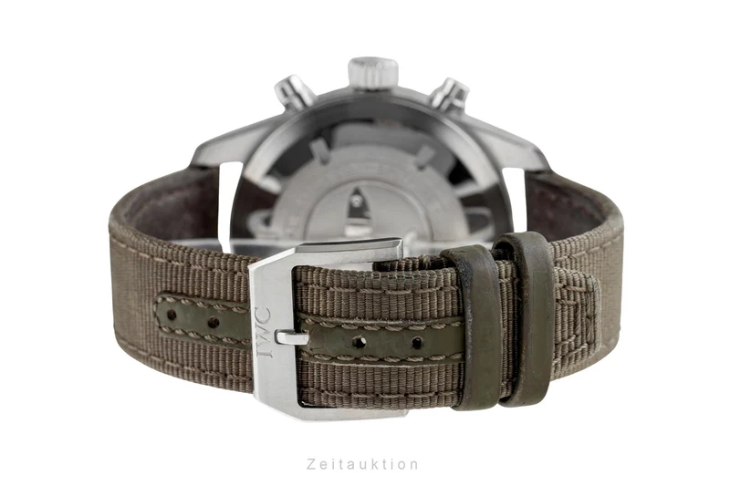 IWC Fliegerchronograph chronograph steel automatic men's watch IW387901 LP: 7300EUR [2504136]