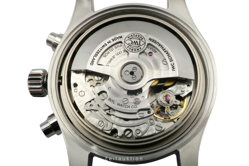 IWC Fliegerchronograph chronograph steel automatic men's watch IW387901 LP: 7300EUR [2504136]